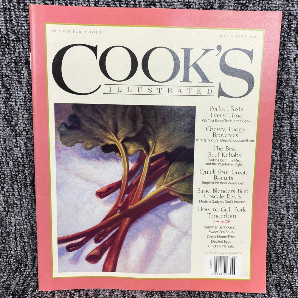VTG Cooks Illustrated Magazine May June 2000 Number 44 Recipes